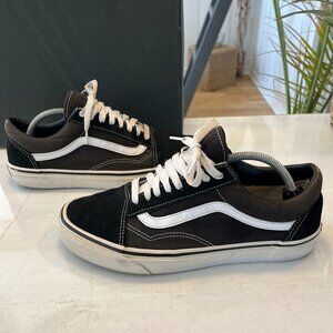 Vans Classic Authentic Old Skool Skateboard Shoes Sneakers Black White Nike SB